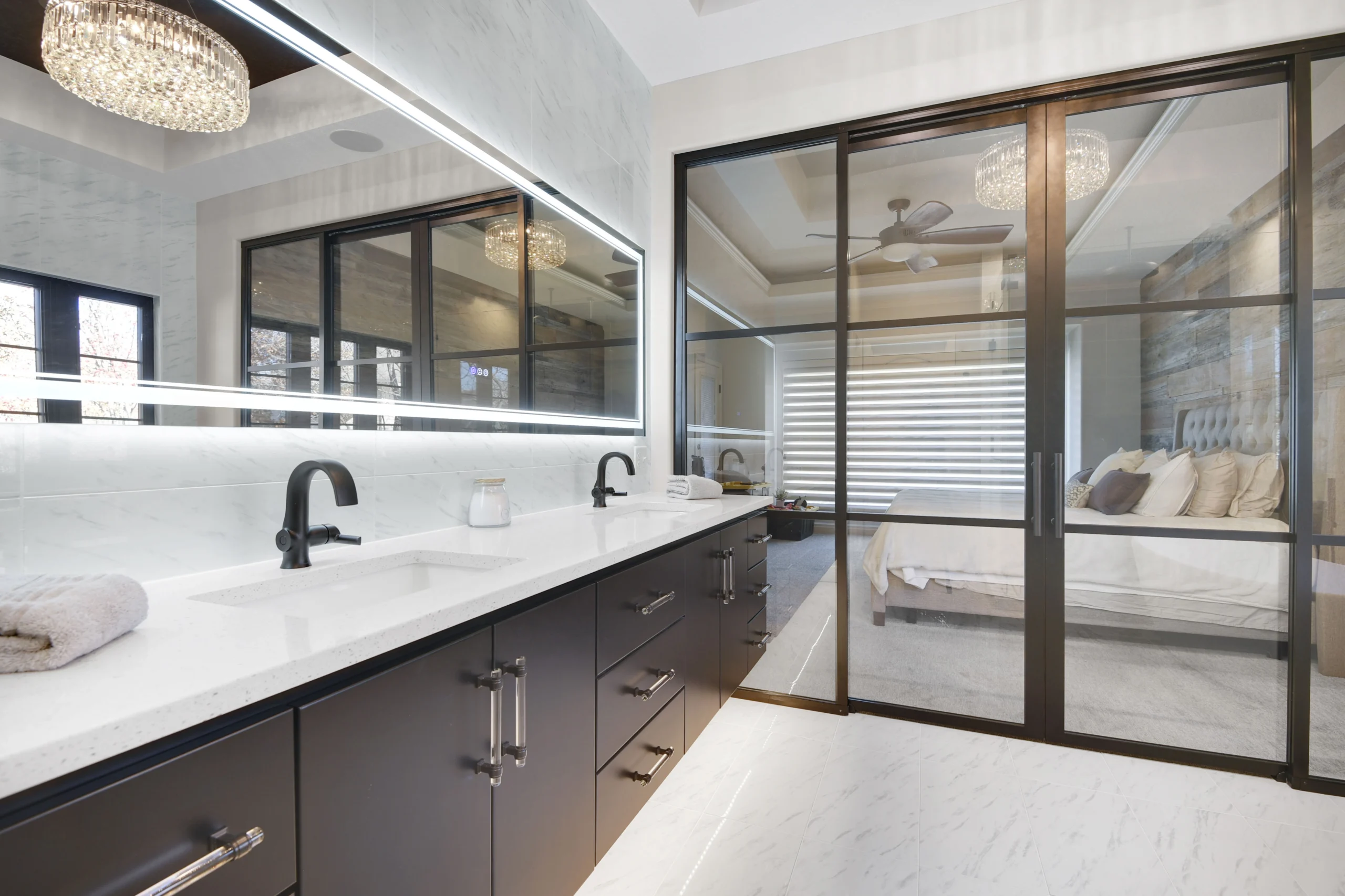 custom walk-in shower and tub bathroom remodel kc metro